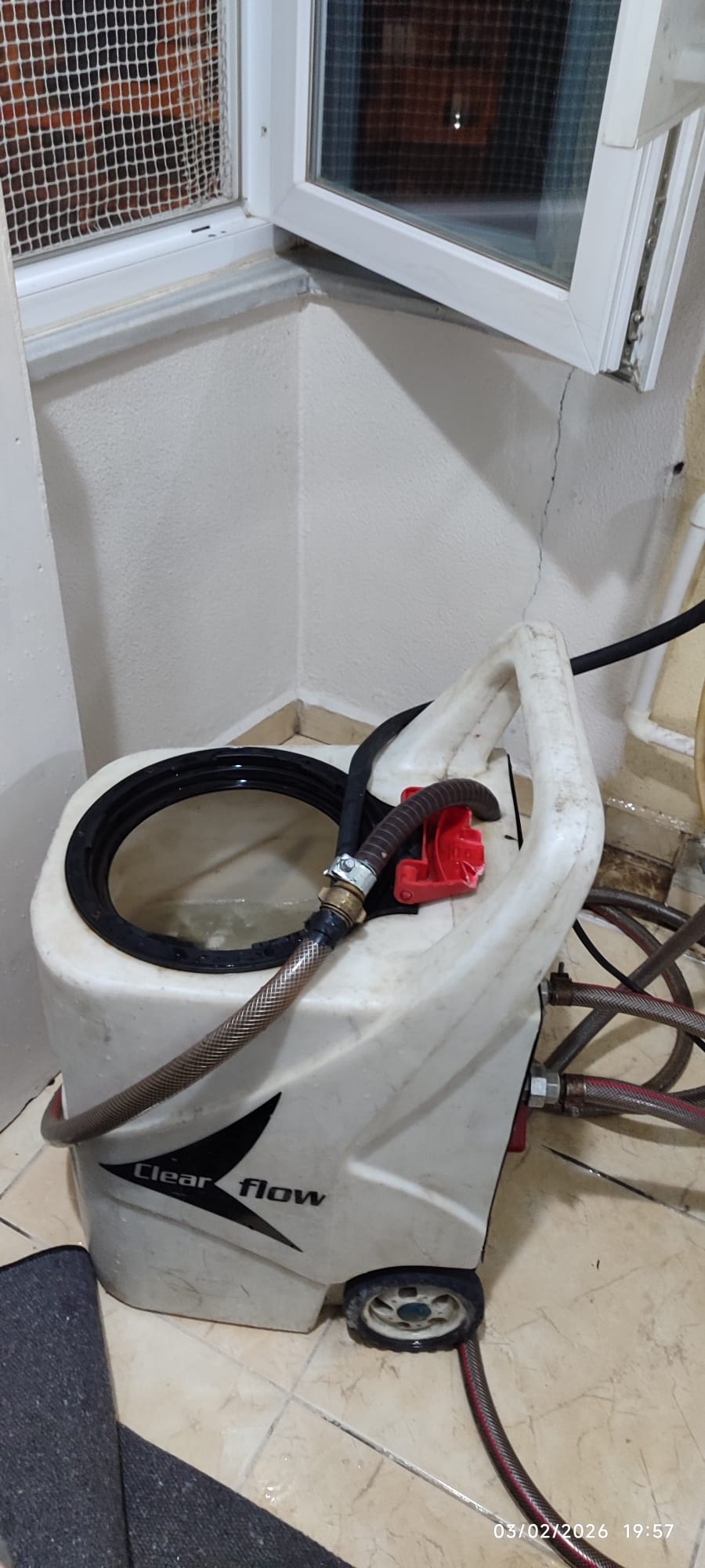 Clear Flow petek temizlik makinesi